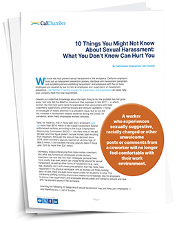 10 things you might not know about sexual harassment white paper preview